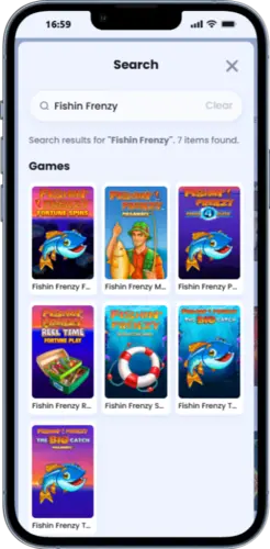 Buscar Fishin' Frenzy en el casino