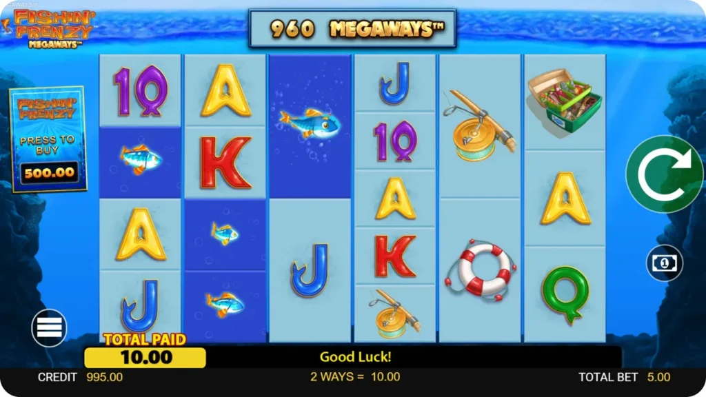 Try Fishin Frenzy Demo for Free