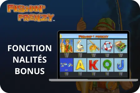 Fonctionnalités bonus de Fishin’ Frenzy