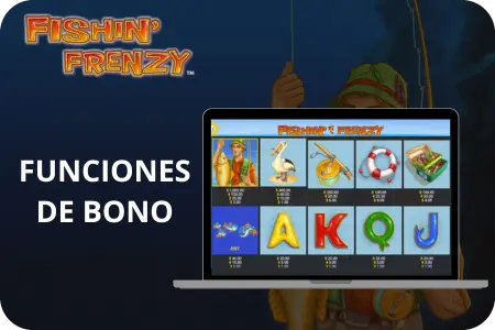Funciones de bono en Fishin’ Frenzy